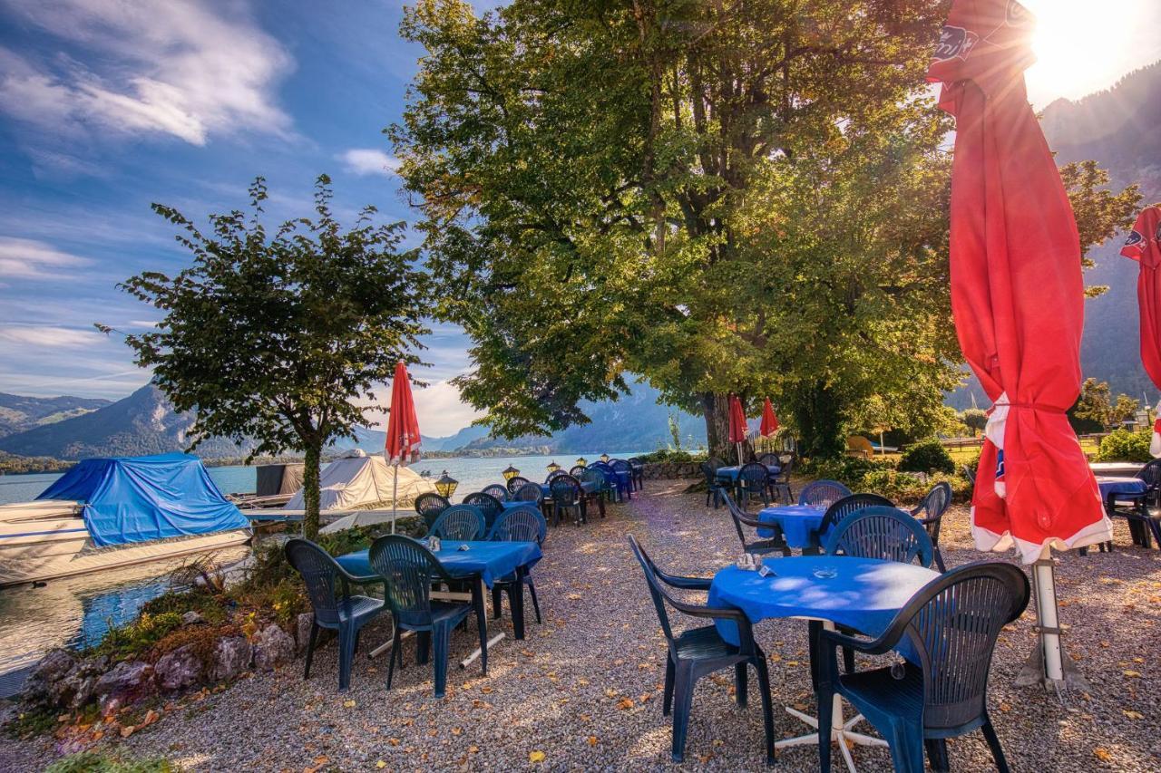 Strandhuesli Directly On Lake Thun دارليغن المظهر الخارجي الصورة