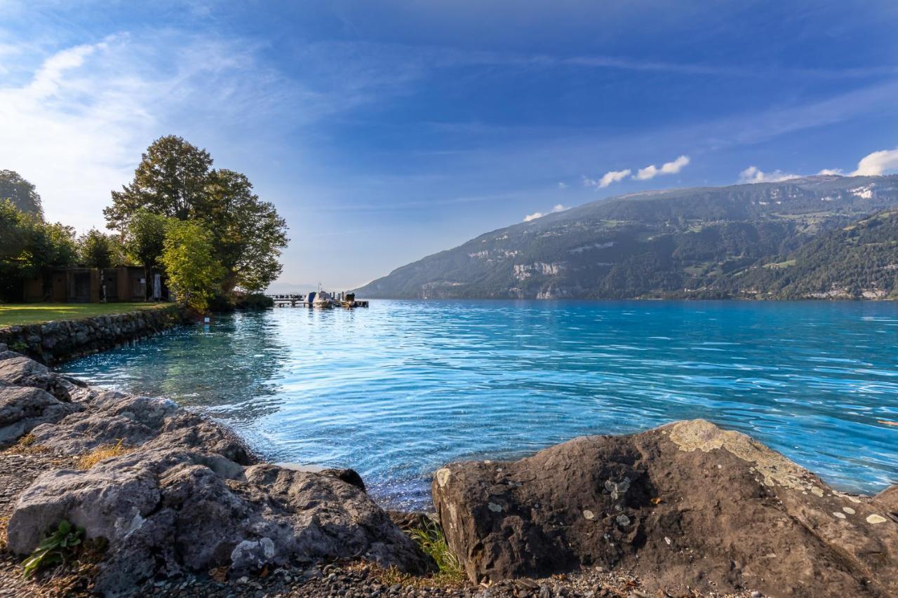 Strandhuesli Directly On Lake Thun دارليغن المظهر الخارجي الصورة